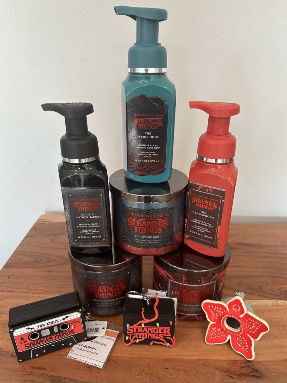 Bath & Body Works: Stranger Things 3-Wick Candles, Hand Soaps, & Sani Clips - Picture 2 of 7